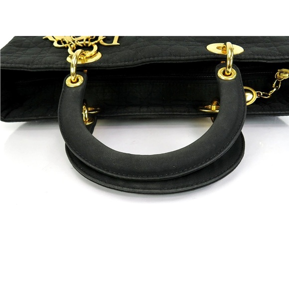 Dior Black Tote with Gold Accents - Picture 6 of 15